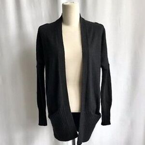 Aritzia Black Long Cardigan